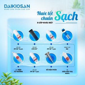 hệ thống lọc 8 cấp ưu việt